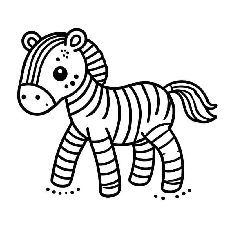 Zebra Kostenlos Zum Drucken ausmalbilder
