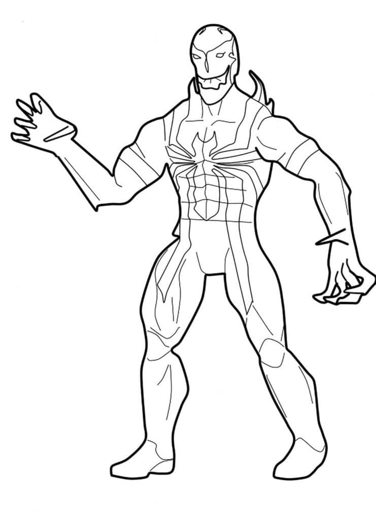 Zeichentrickfigur Venom ausmalbilder