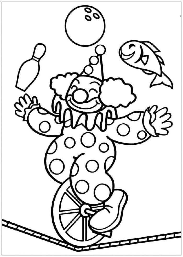 Zirkus 1 ausmalbilder