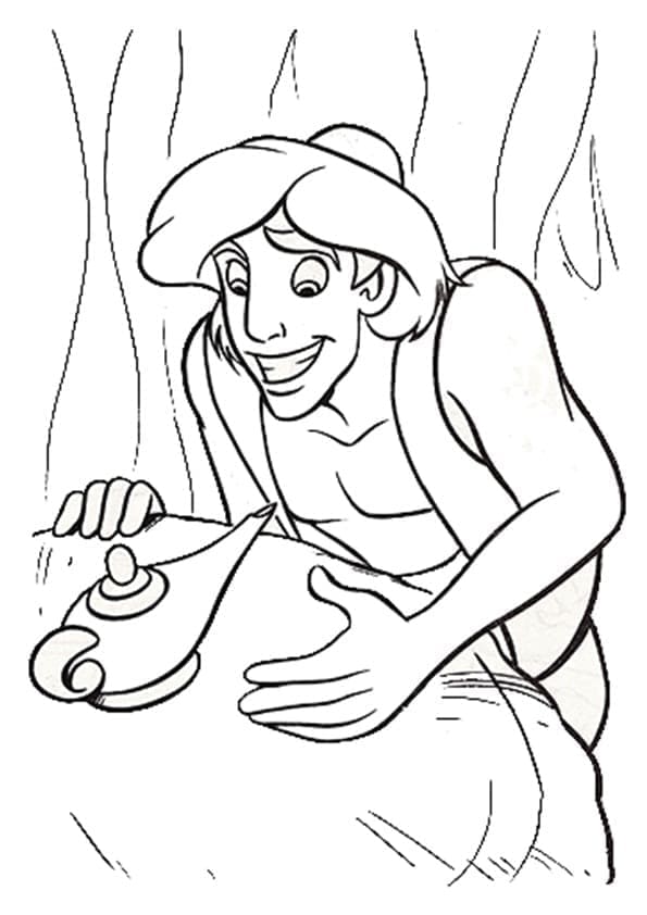 Aladdin Bild ausmalbilder