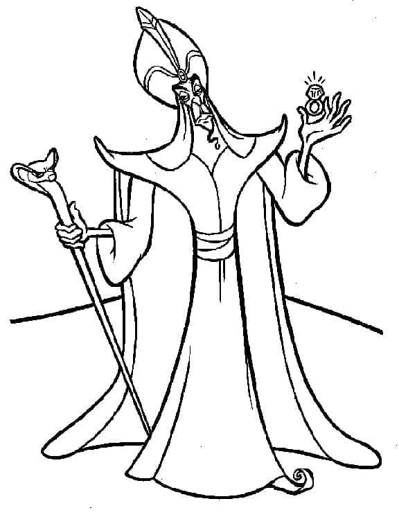Aladdin als Disney-Motiv ausmalbilder