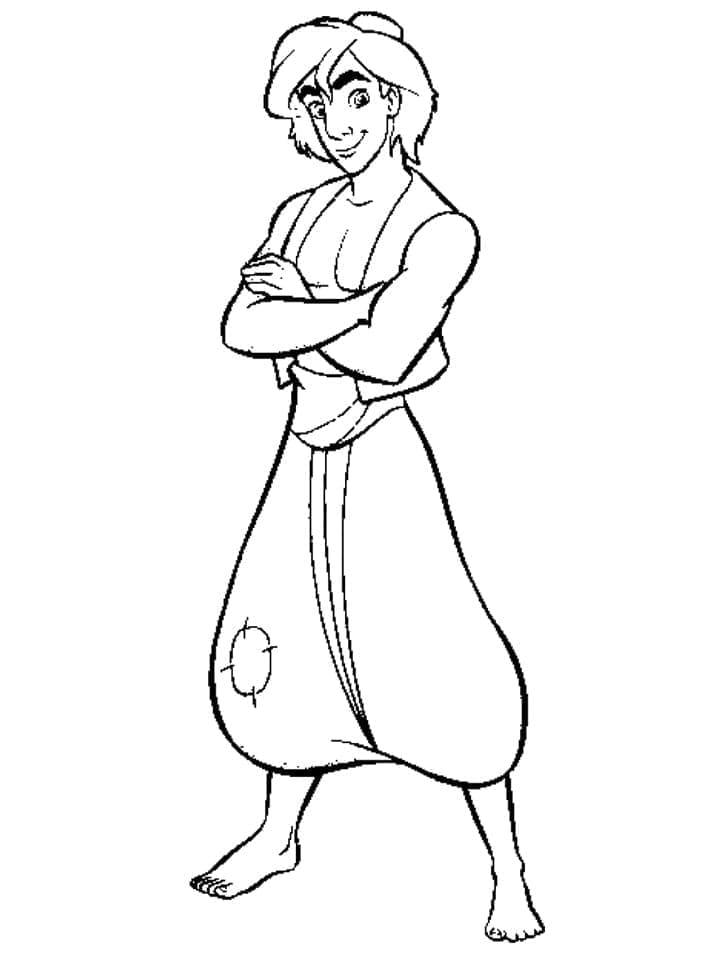 Aladdin gratis ausmalbilder