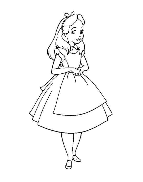 Alice im Wunderland (5) ausmalbilder