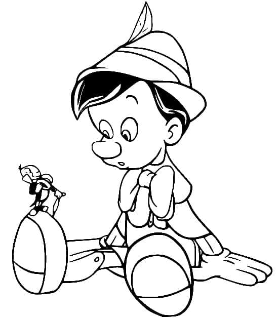 Animierter Pinocchio ausmalbilder