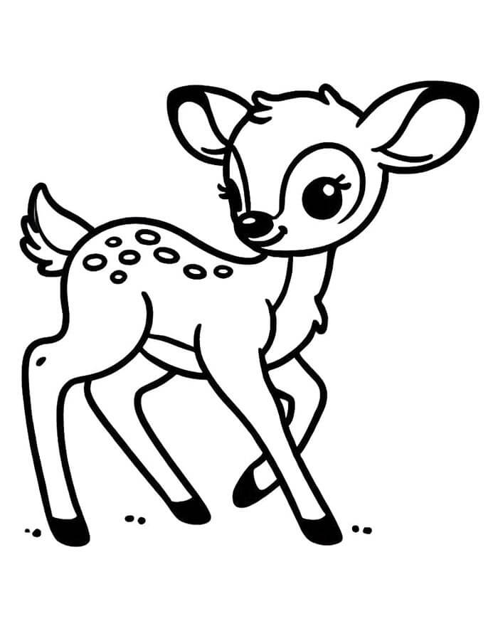Bambi Malvorlage ausmalbilder