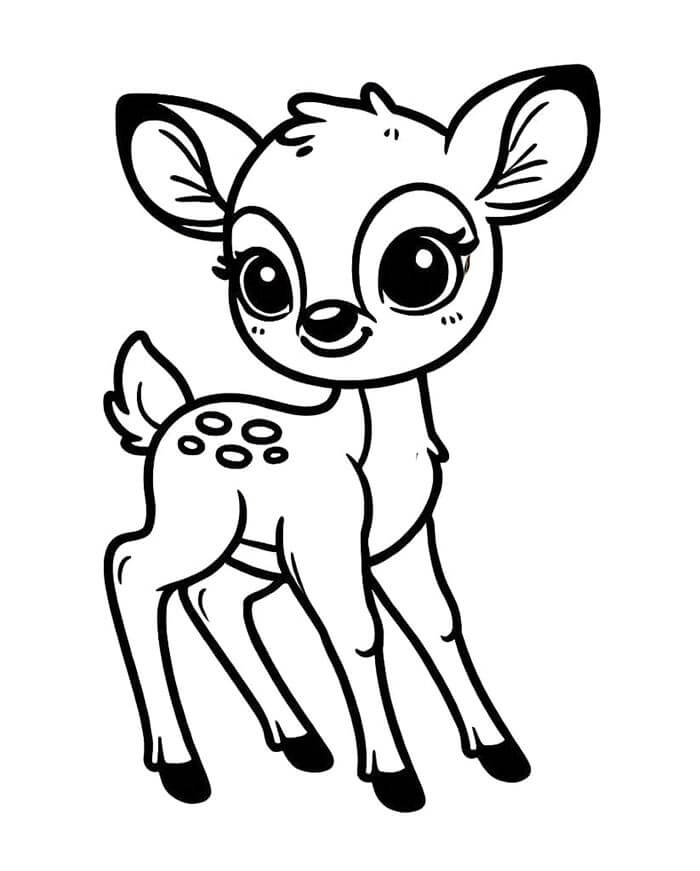 Bambi kostenlos verfügbar ausmalbilder