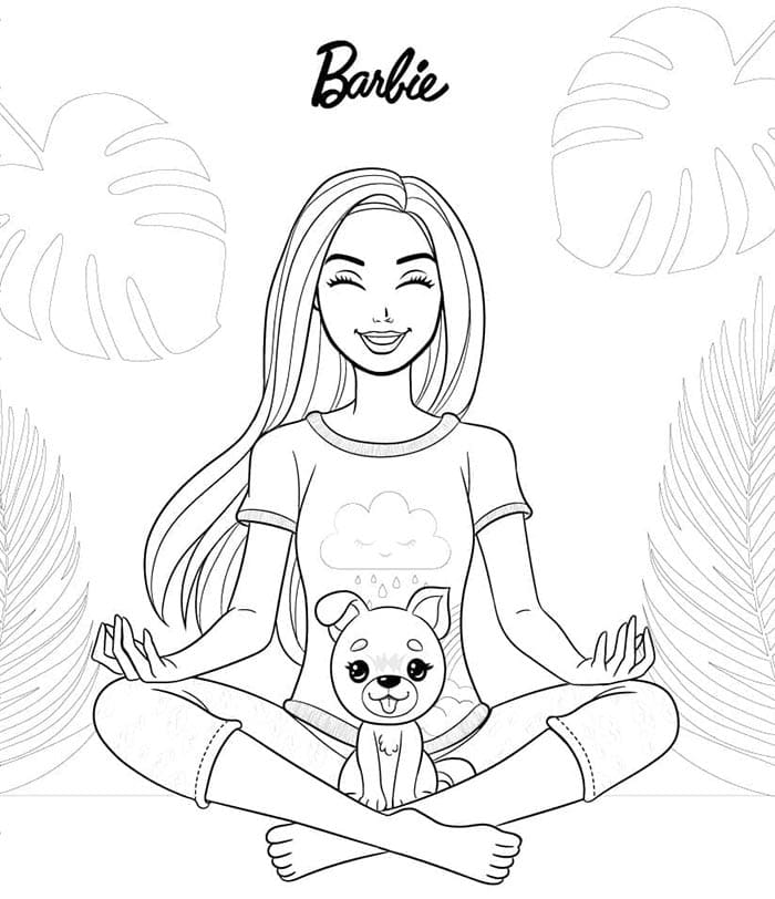 Barbie Puppe ausmalbilder