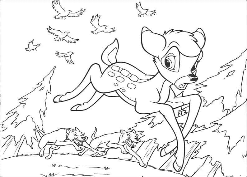 Beliebter Disney Bambi ausmalbilder