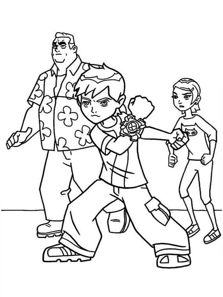 Ben 10 Bild ausmalbilder