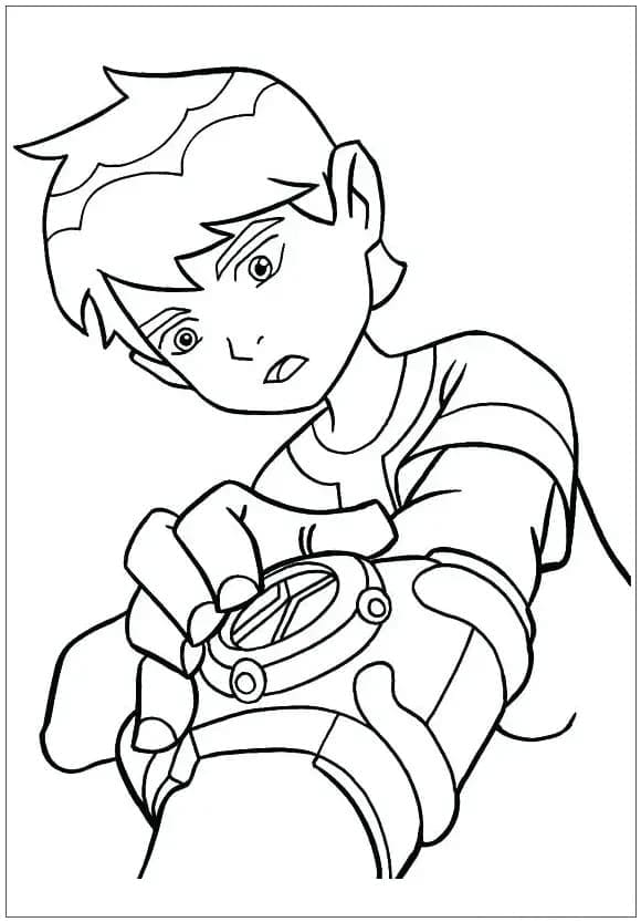 Ben 10 für 3-jährige Kinder ausmalbilder