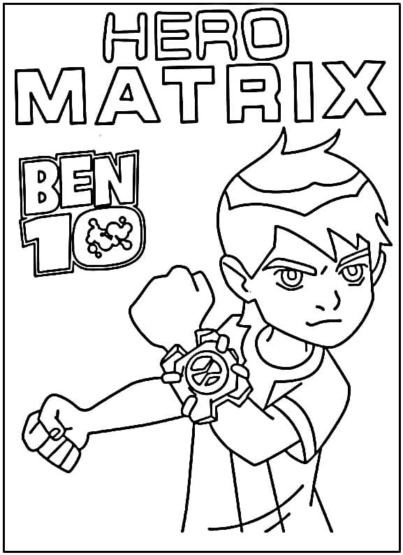 Ben 10 für 6-jährige Kinder ausmalbilder