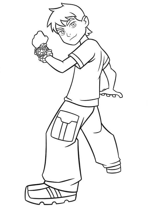 Ben 10 zum Drucken ausmalbilder
