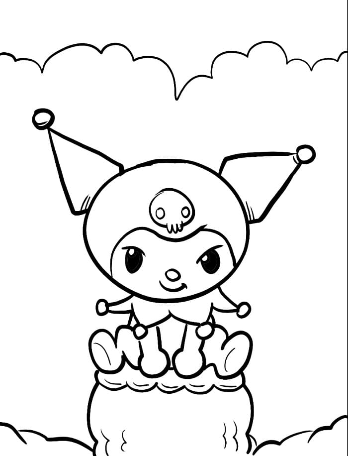 Kuromi ausmalbilder