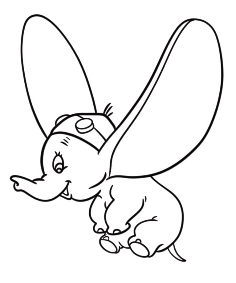Bezaubernder Dumbo ausmalbilder