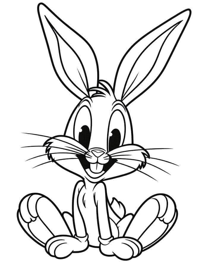 Bugs Bunny für 2-jährige Kinder ausmalbilder