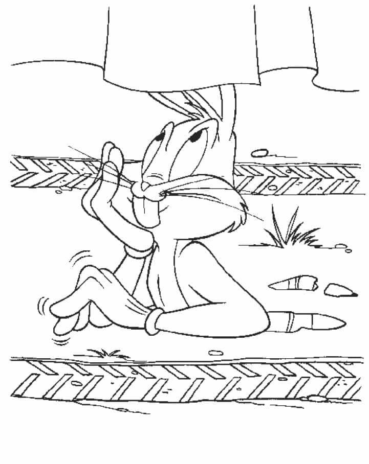 Bugs Bunny für 3-jährige Kinder ausmalbilder
