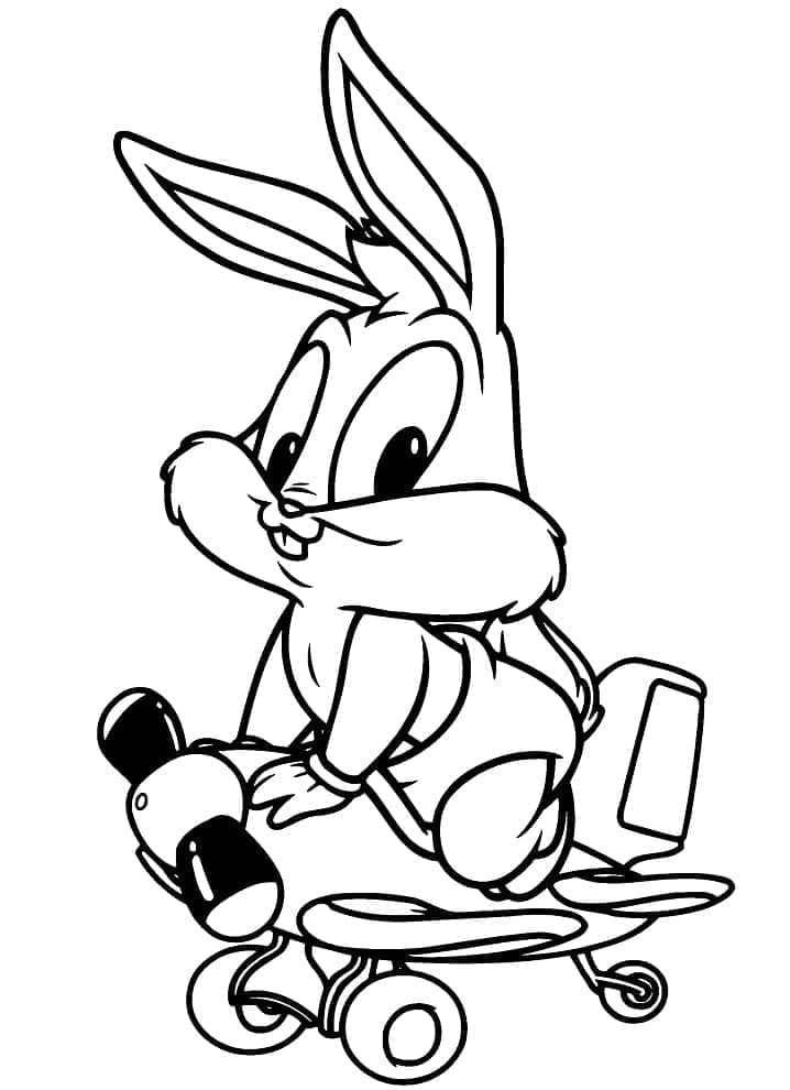 Bugs Bunny kostenlos für Kinder ausmalbilder