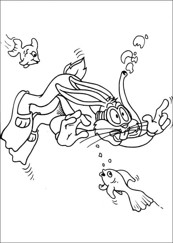 Bugs Bunny kostenlos verfügbar ausmalbilder