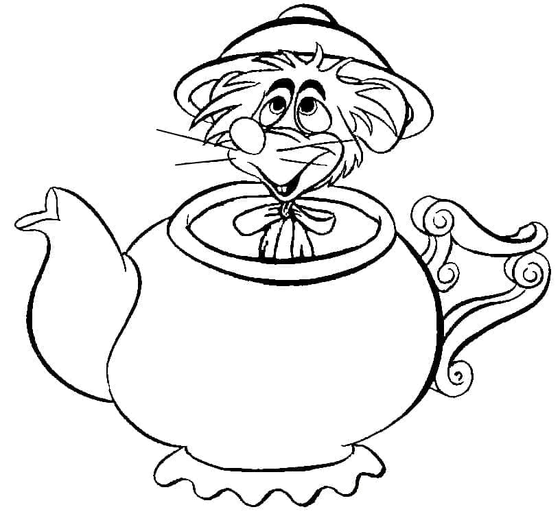 Cartoon Alice im Wunderland ausmalbilder