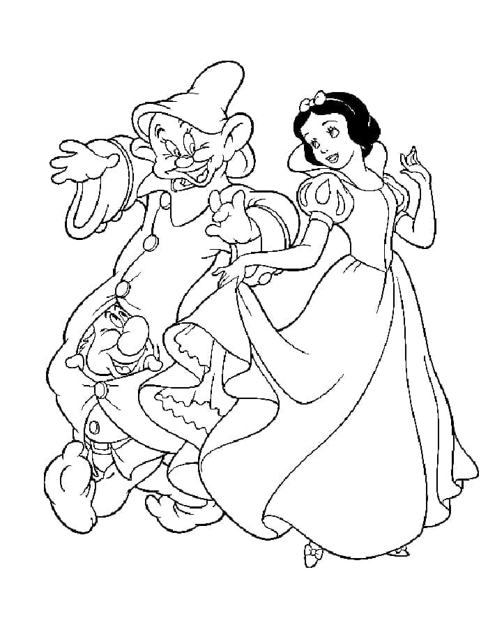 Cartoon Schneewittchen ausmalbilder