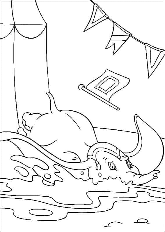 Cooler Dumbo ausmalbilder