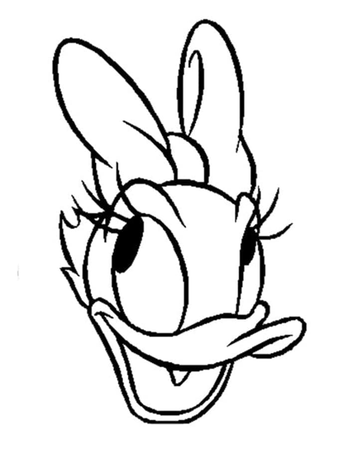 Disney Daisy Duck Figur ausmalbilder
