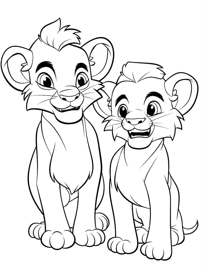 Disney Der König der Löwen ausmalbilder