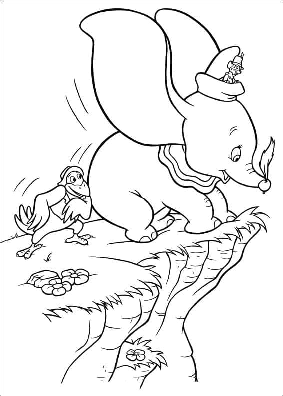 Disney Dumbo Figur ausmalbilder