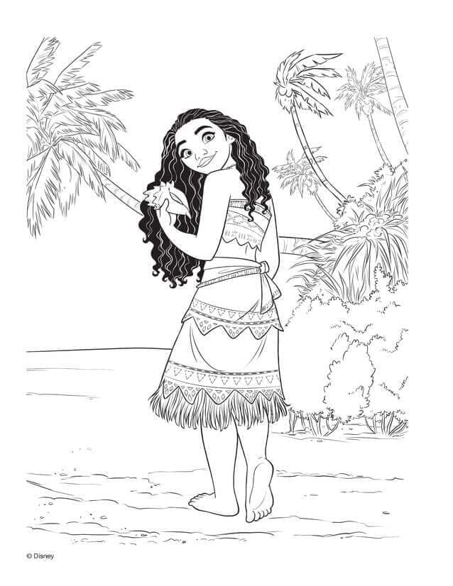 Disney-Version von Vaiana ausmalbilder