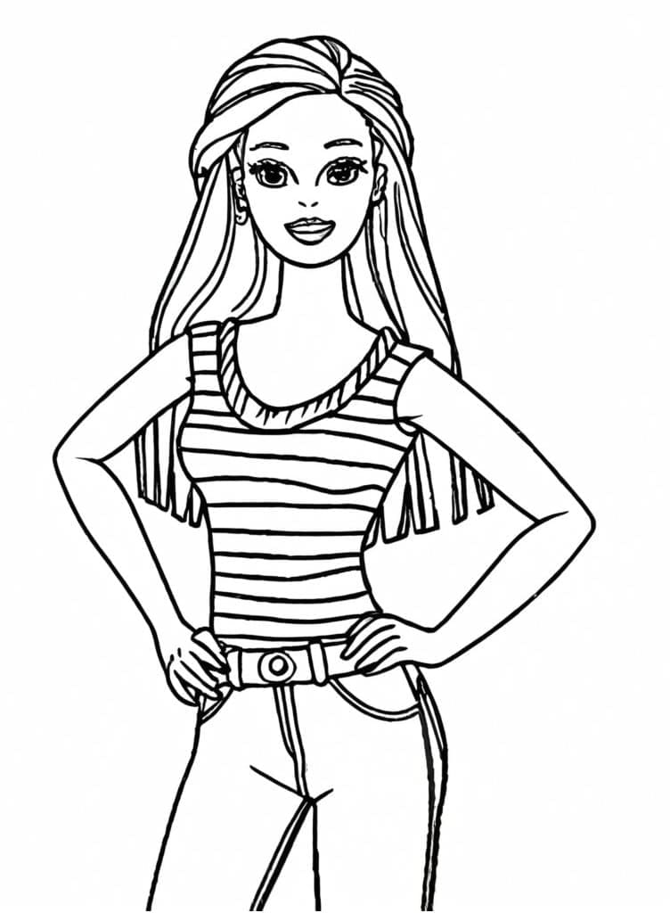 Druckbares Barbie Bild ausmalbilder