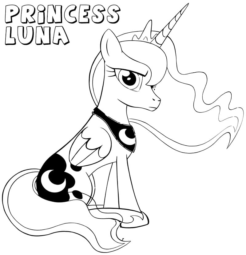 Druckbares My Little Pony für Kinder ausmalbilder