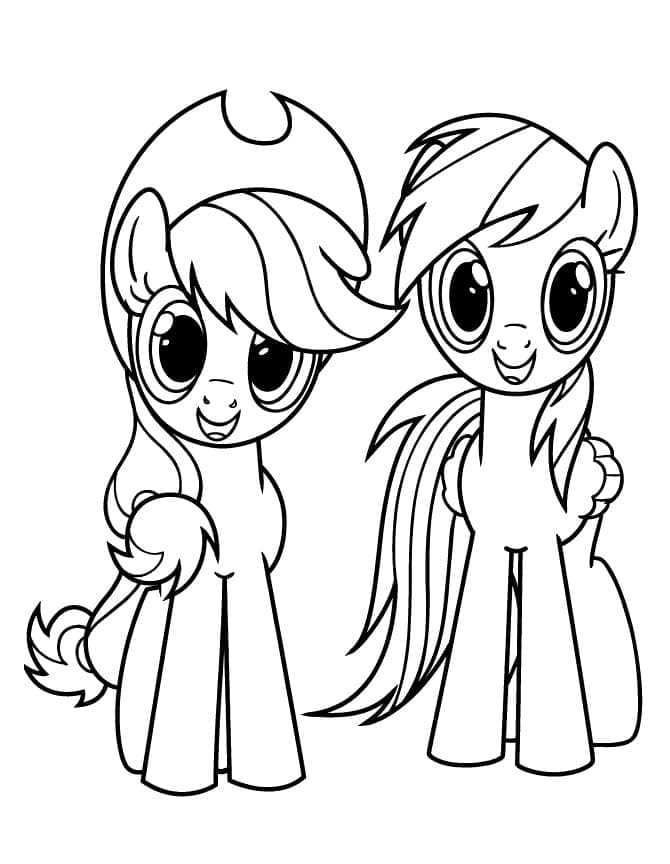 Druckbares My Little Pony ausmalbilder