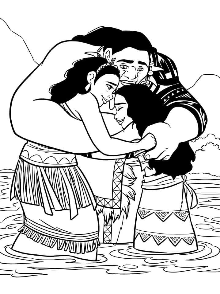 Druckbares Vaiana Bild ausmalbilder