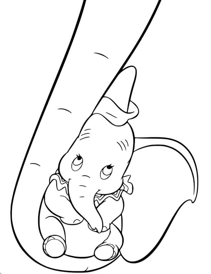 Dumbo druckbares Bild ausmalbilder