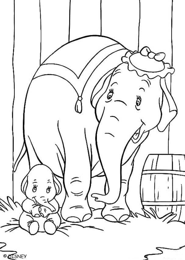 Dumbo gratis ausmalbilder