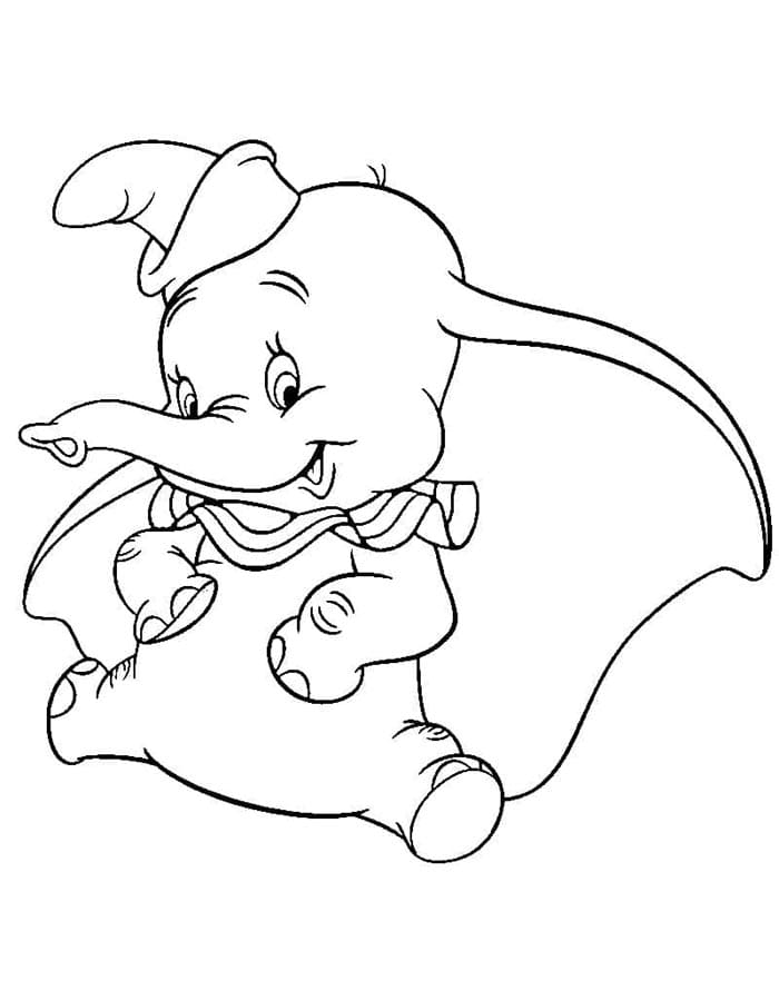 Dumbo kostenlos verfügbar ausmalbilder