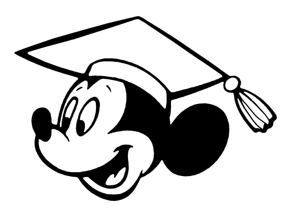 Einfacher Mickey Mouse ausmalbilder