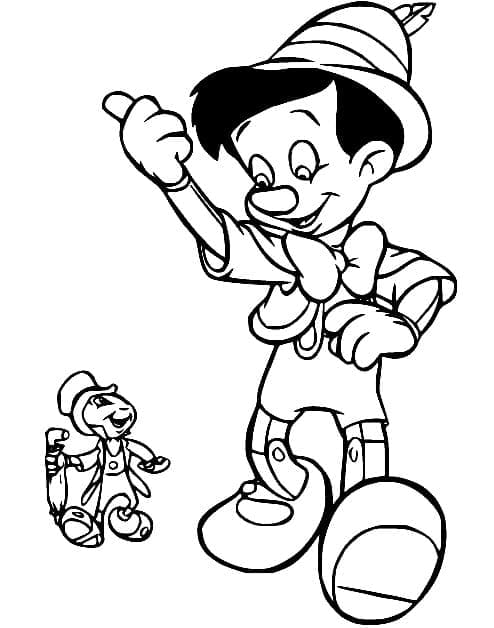 Fantastischer Pinocchio ausmalbilder