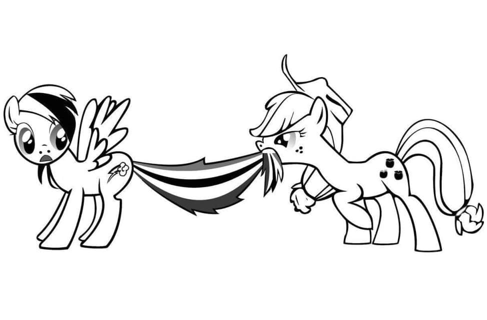 Fantastisches My Little Pony ausmalbilder