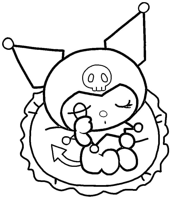 Freundliche Kuromi ausmalbilder