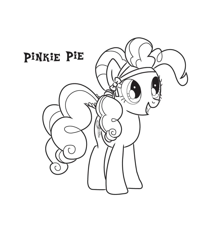 Fröhliches My Little Pony ausmalbilder