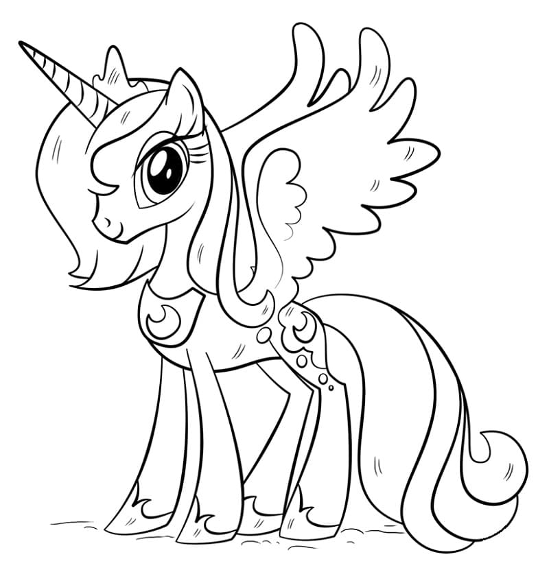 Gratis druckbares My Little Pony ausmalbilder