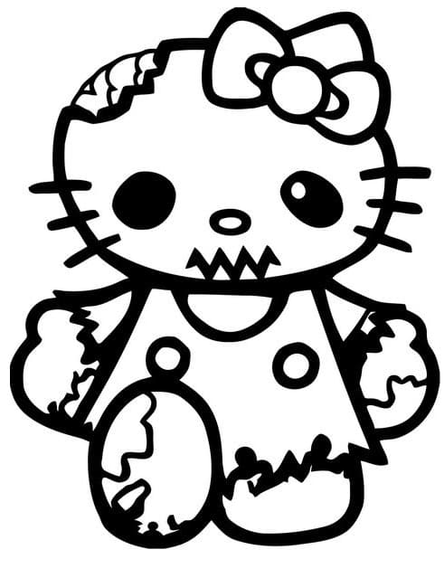 Hello Kitty (3) ausmalbilder