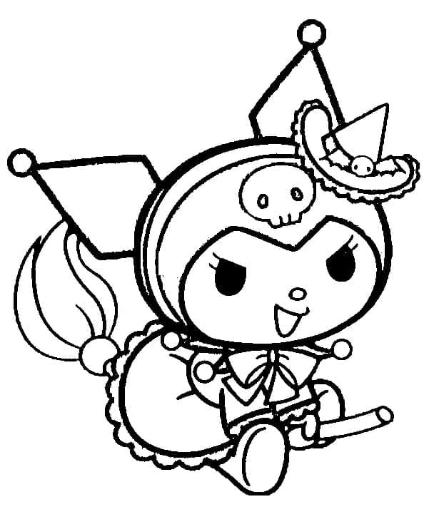 Kleine Kuromi ausmalbilder