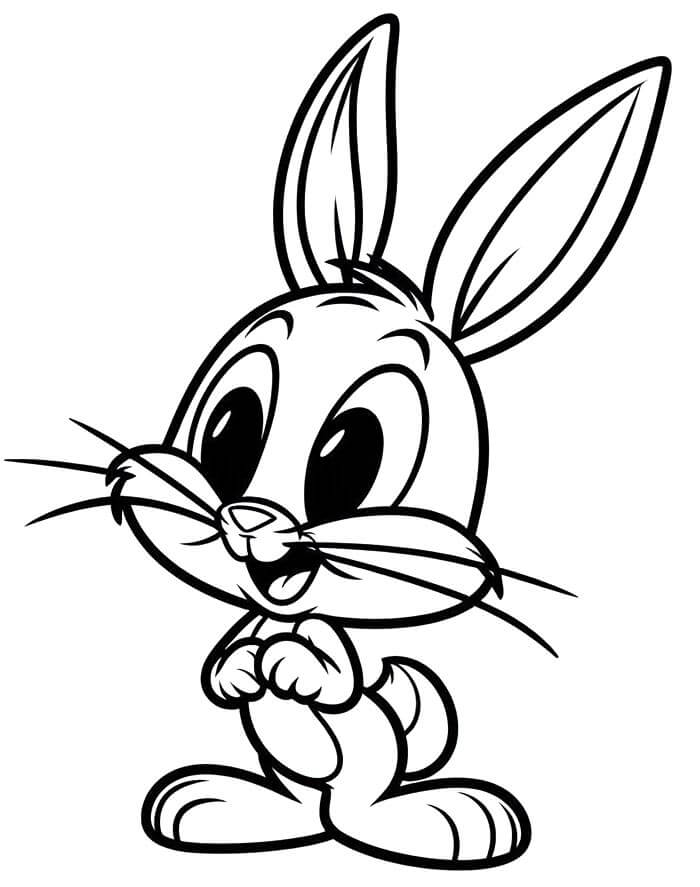 Kostenfrei druckbare Bugs Bunny Vorlage ausmalbilder