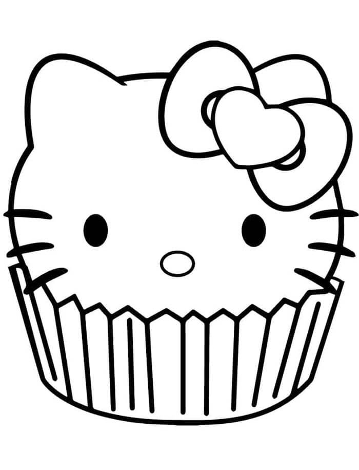 Kostenfrei druckbare Hello Kitty Vorlage ausmalbilder