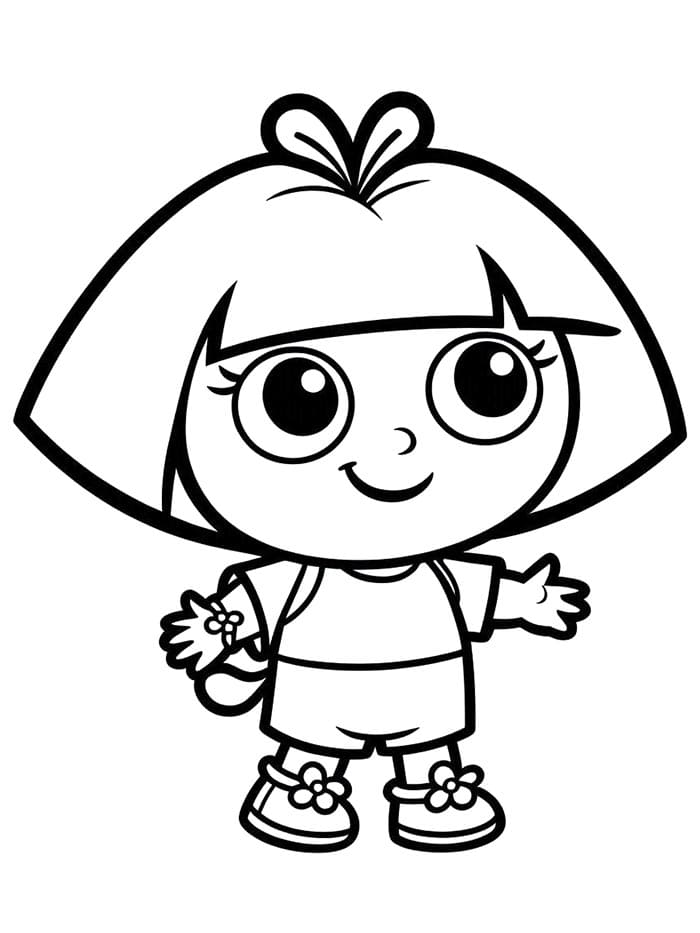 Kostenlose Dora ausmalbilder