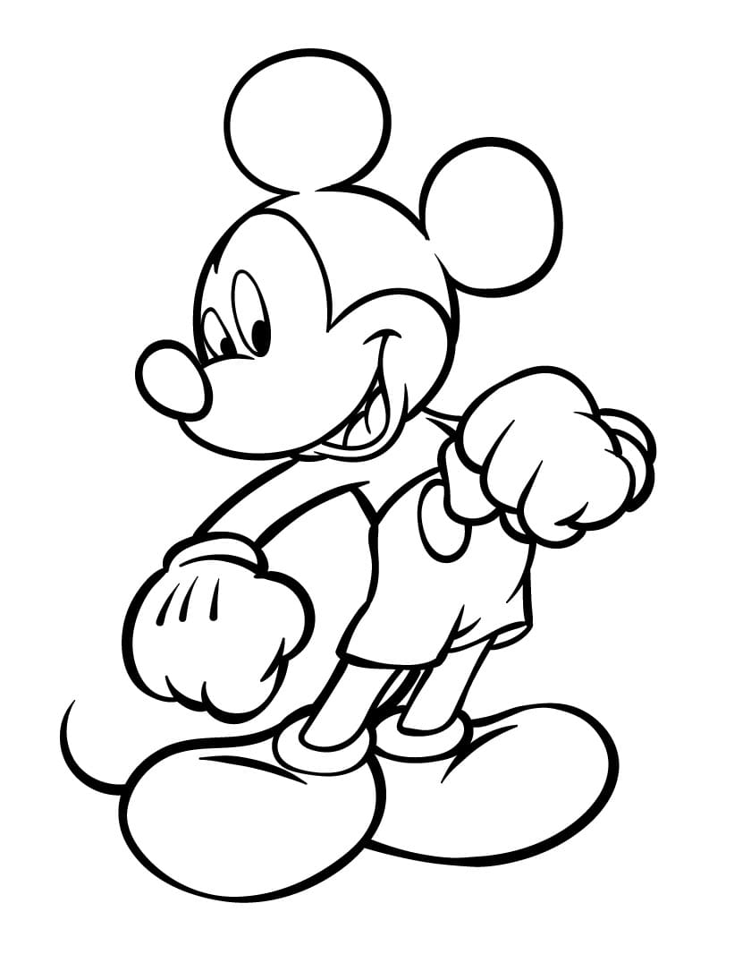 Micky Maus ausmalbilder