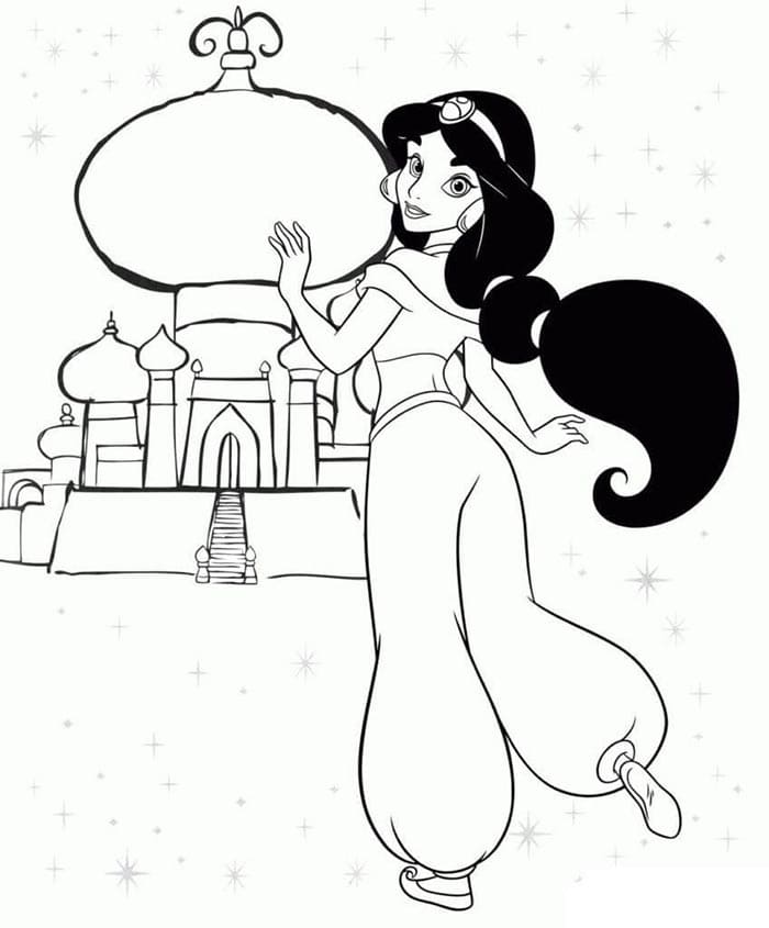 Kostenloses Aladdin ausmalbilder