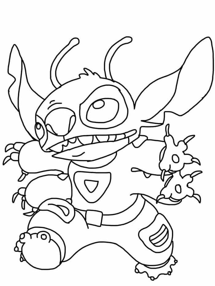 Kostenloses Lilo und Stitch Bild ausmalbilder